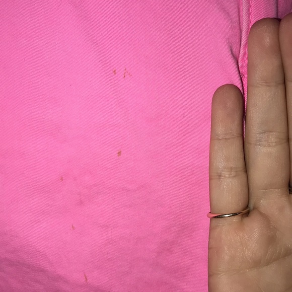 Women’s Neon Pink Khaki Shorts Size 8 Old Navy - Picture 3 of 9